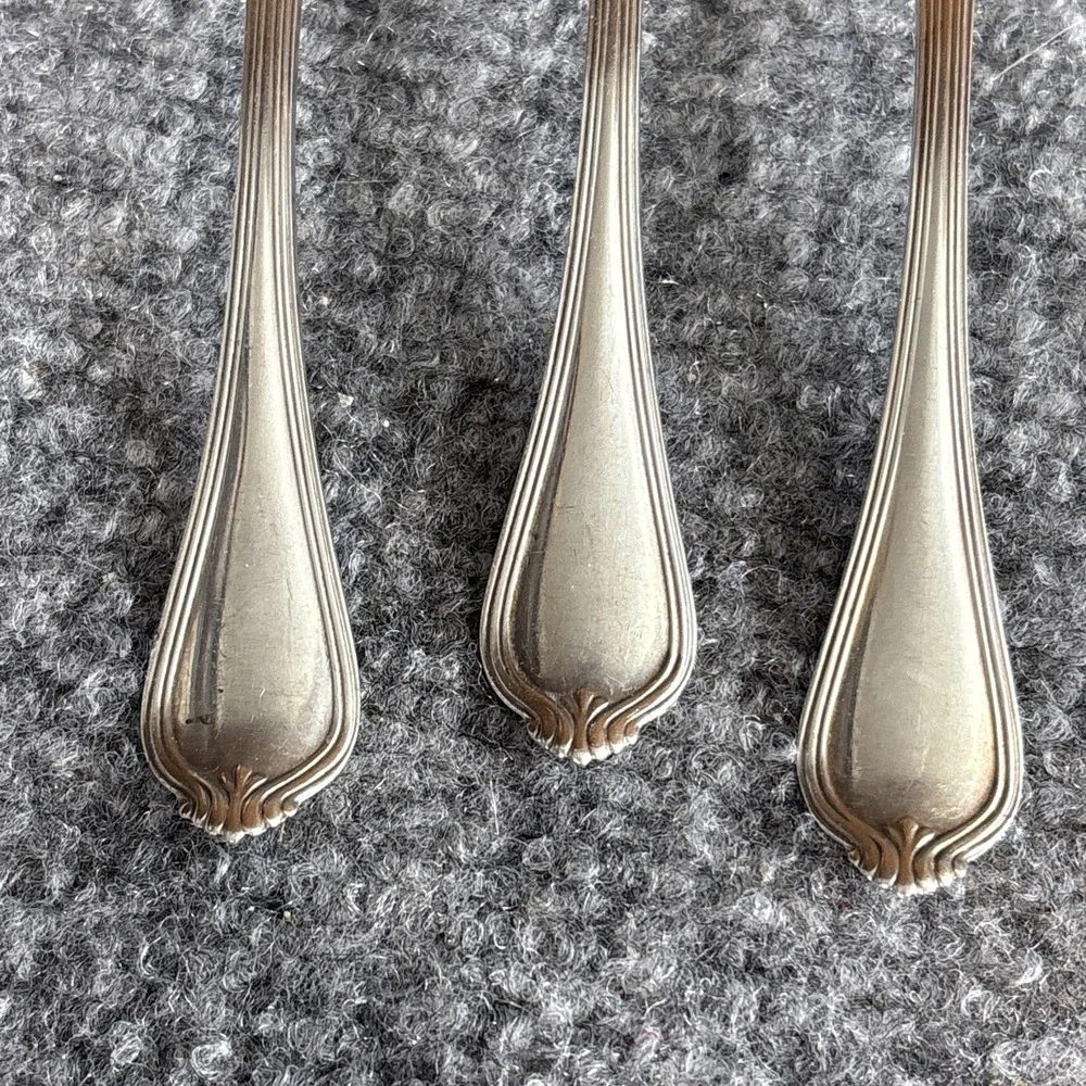 Towle Paul Revere Sterling Silver Teaspoons Set of 3 No Monogram 1906 Pattern